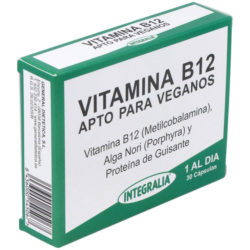 Vitamina B12 Integralia 30 Cápsulas - Integralia