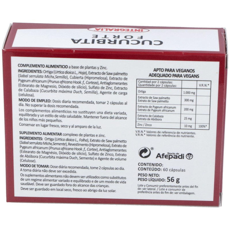 Cucurbita Forte 60cap - Integralia