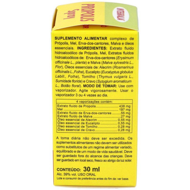 Spray Propolis con Erisimo 30ml - Integralia