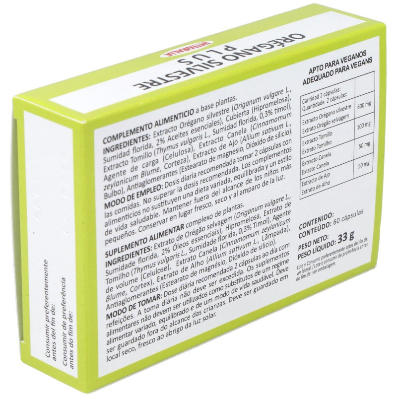 Oregano Silvestre Plus 60caps - Integralia