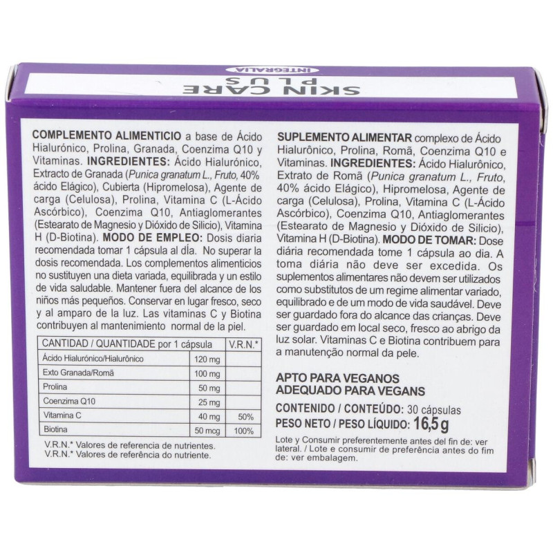 Integralia Skin Care Plus 30Caps
