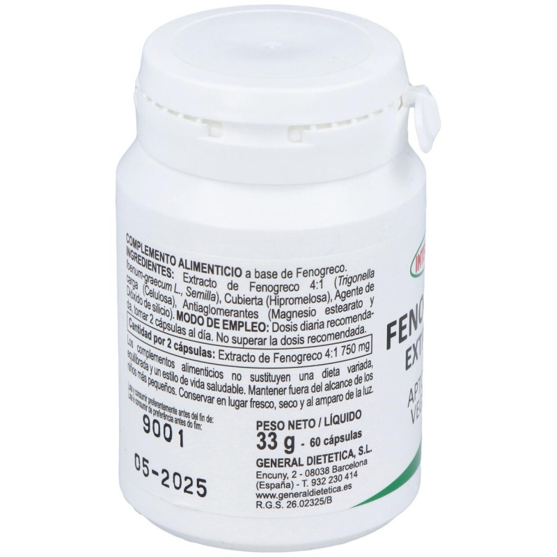 Integralia Fenogreco Extracto 60Caps