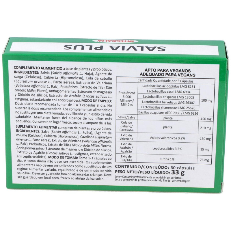 Salvia Plus 60caps - Integralia