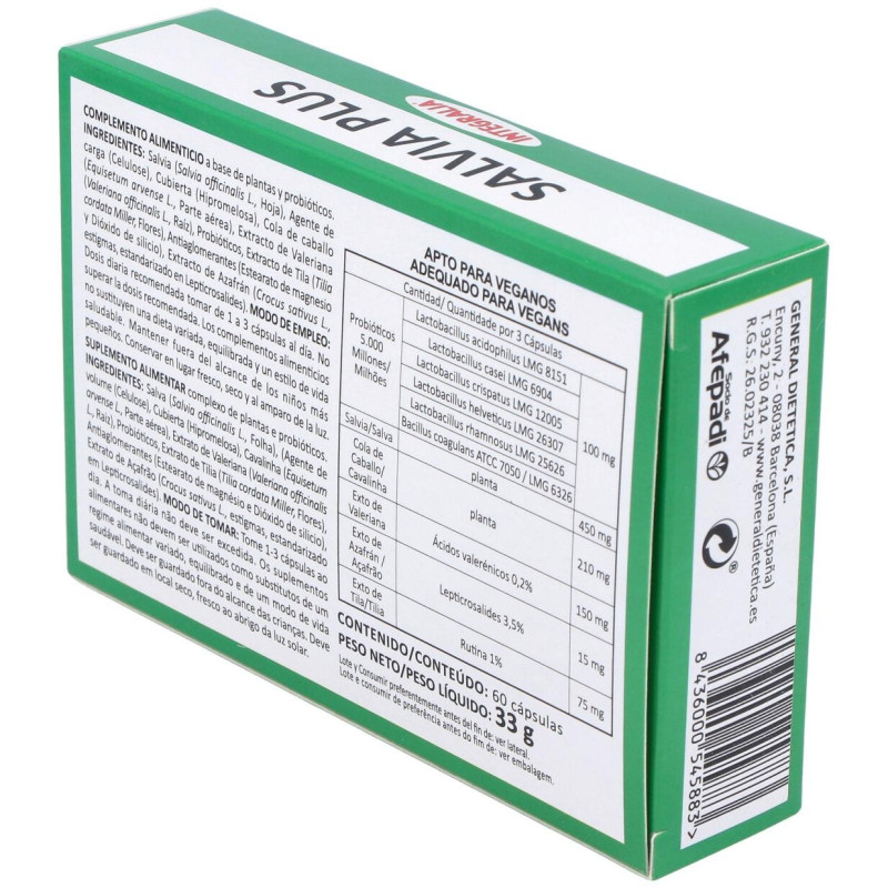 Salvia Plus 60caps - Integralia