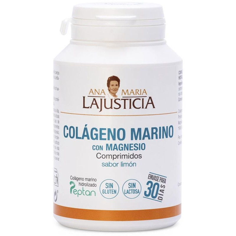 Ana Maria la Justicia Colágeno Marino + Magnesio 180comp Limón - Lajusticia