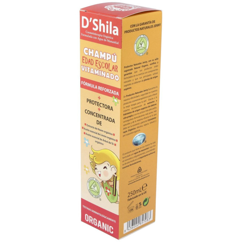 D'Shila Champú Vitaminado Especial Edad Escolar 250Ml