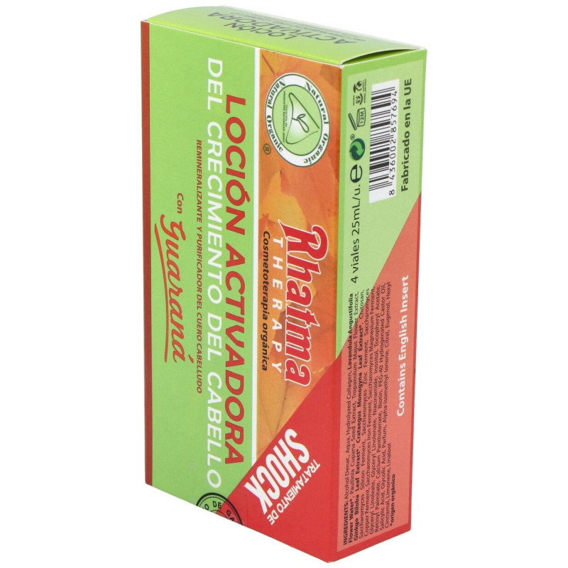 Activador del Crecimiento del Cabello Guarana 4ud - Rhatma