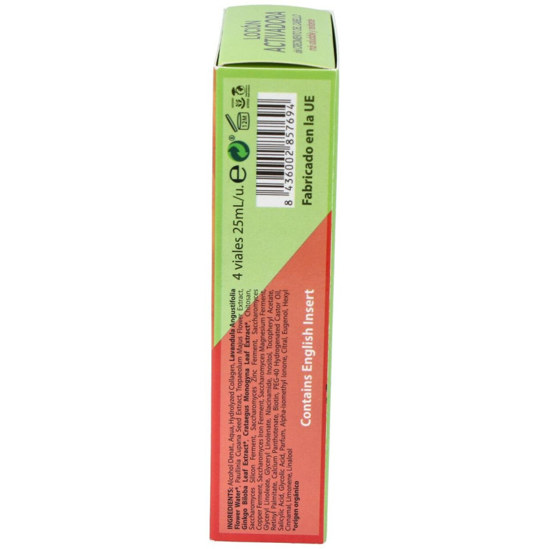 Activador del Crecimiento del Cabello Guarana 4ud - Rhatma