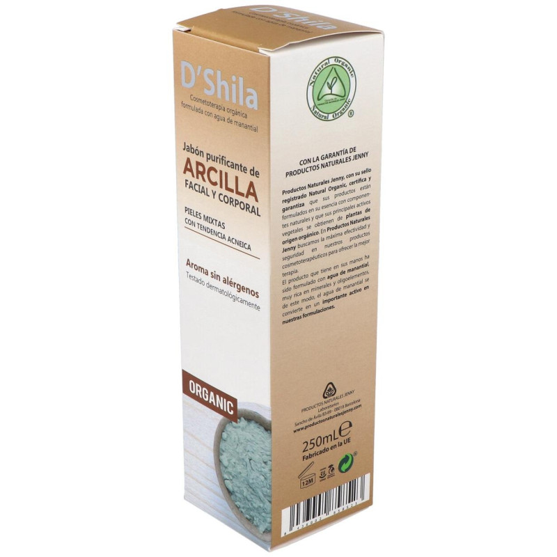 D'Shila Jabón Purificante Arcilla Piel Mixta 250Ml