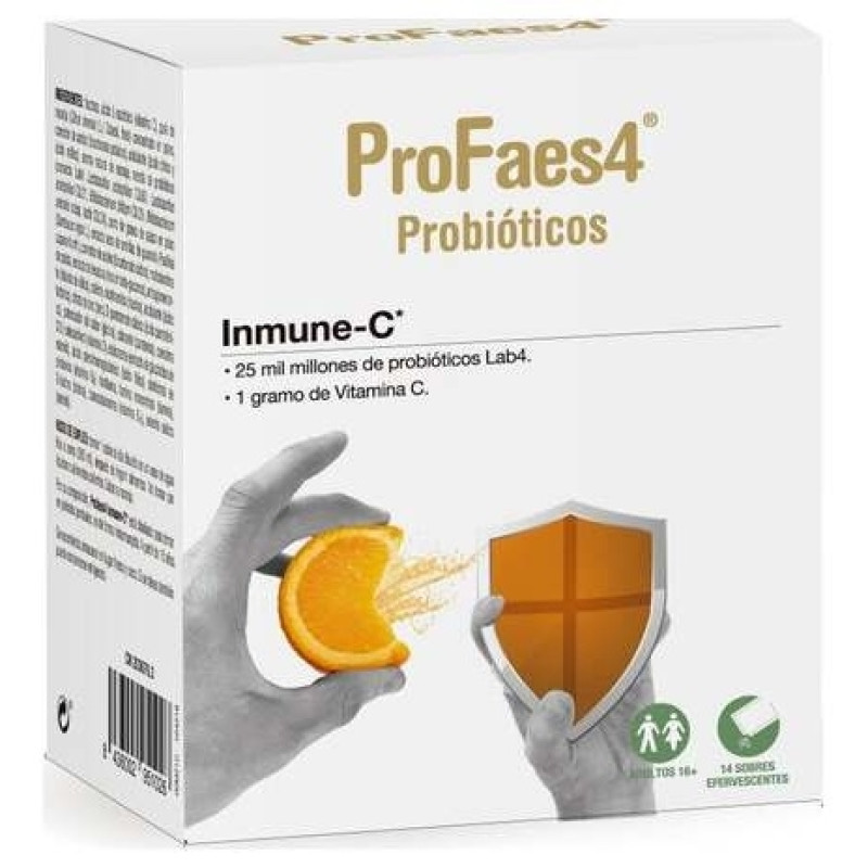 Profaes4 Inmune - C Complemento con Probióticos en Sobres 14u - Welnia