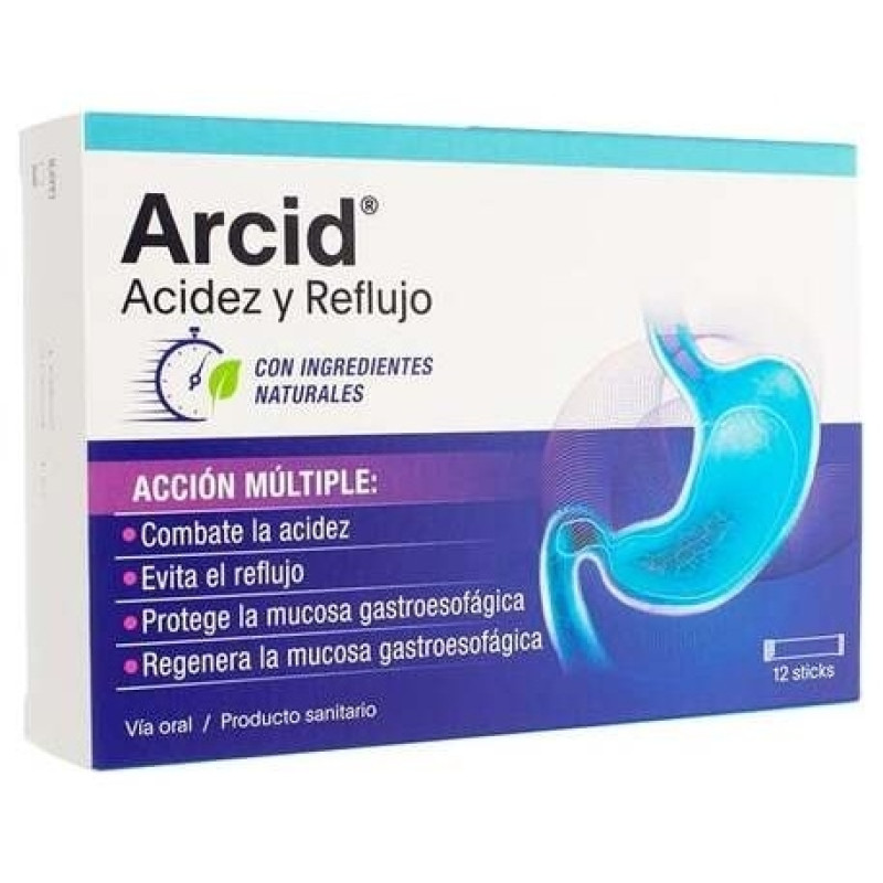 Acidez y Reflujo 12 Sobres - Arcid