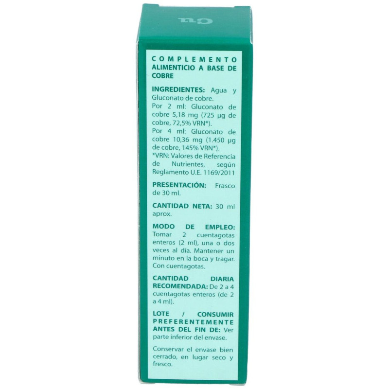 Oligogluco-Cu Cobre 30Ml.