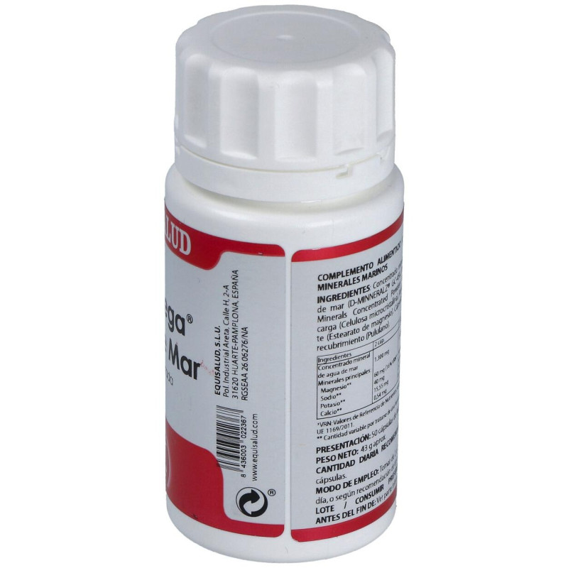 Holomega Agua de Mar Ultraconcentrada 50 Cáp - Equisalud