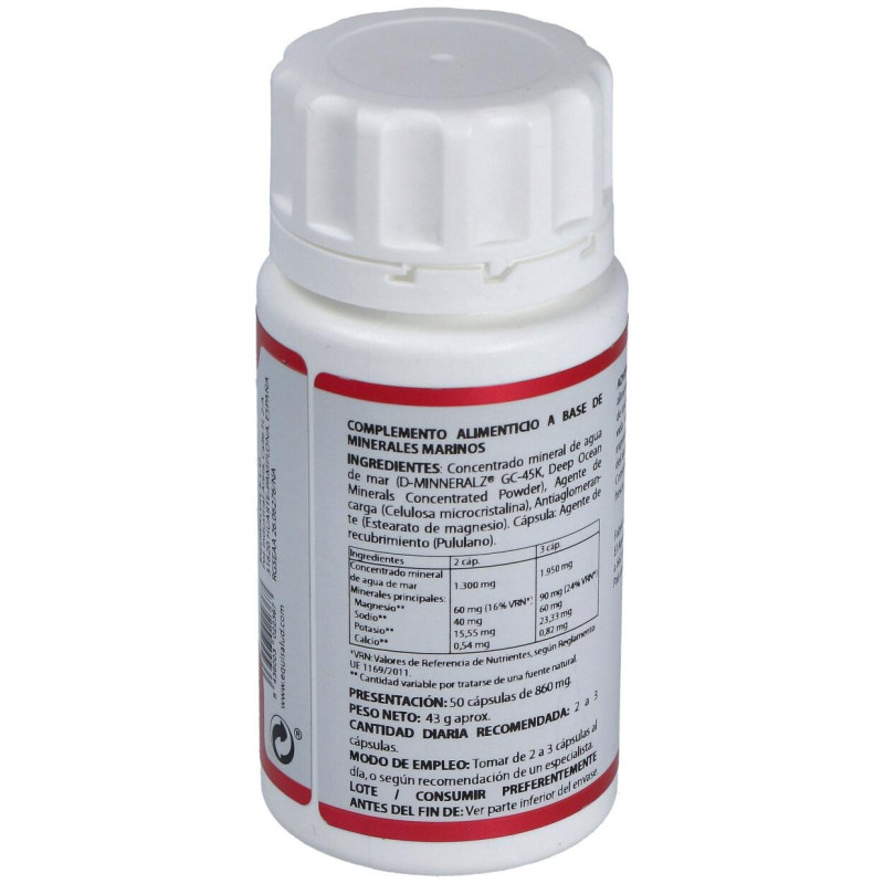 Holomega Agua de Mar Ultraconcentrada 50 Cáp - Equisalud