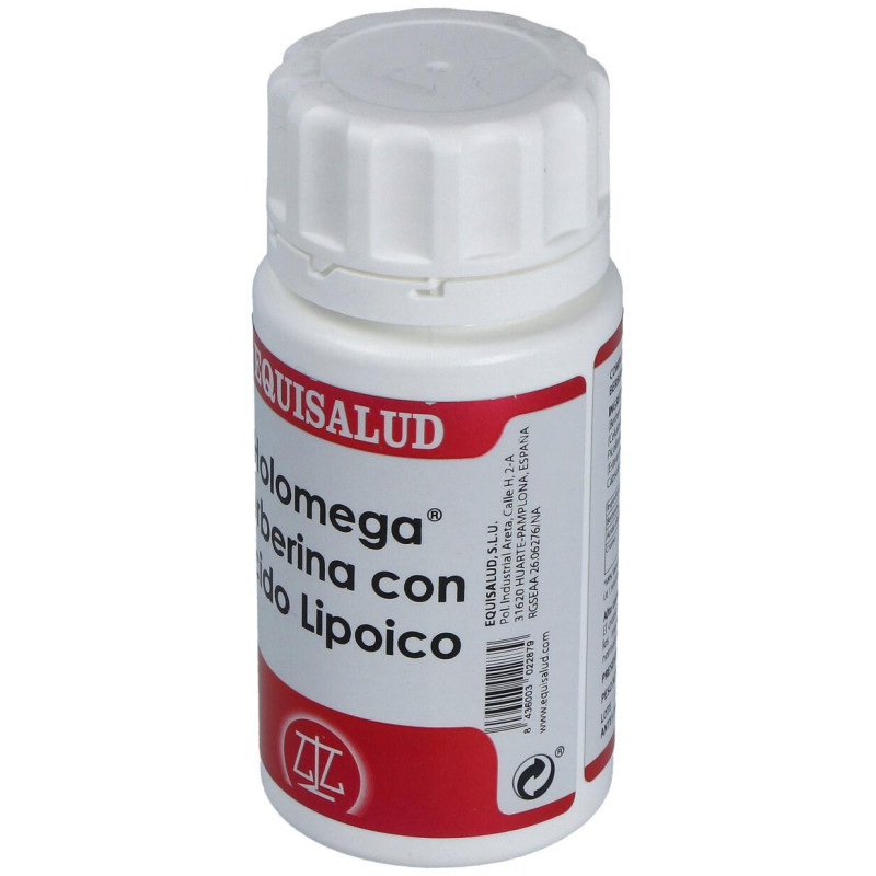 Holomega Berberina con Ácido Lipoico 50cap - Equisalud