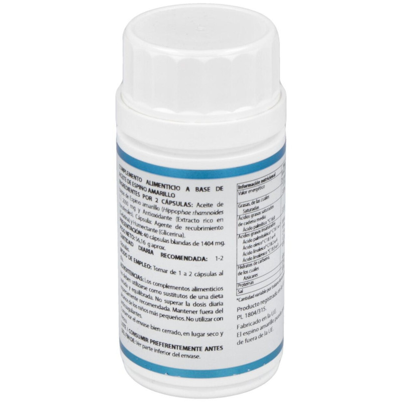 Omega 7 1000Mg. Aceite Bayas Espino Amarillo 40Cap