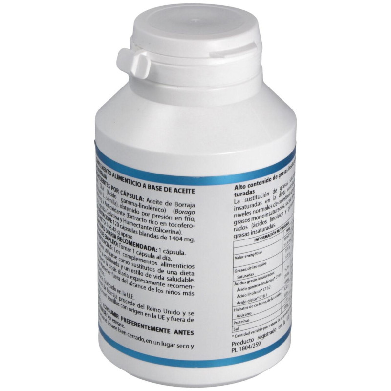 Equisalud Aceite De Borraja Orgánico 1000Mg 120Cáps