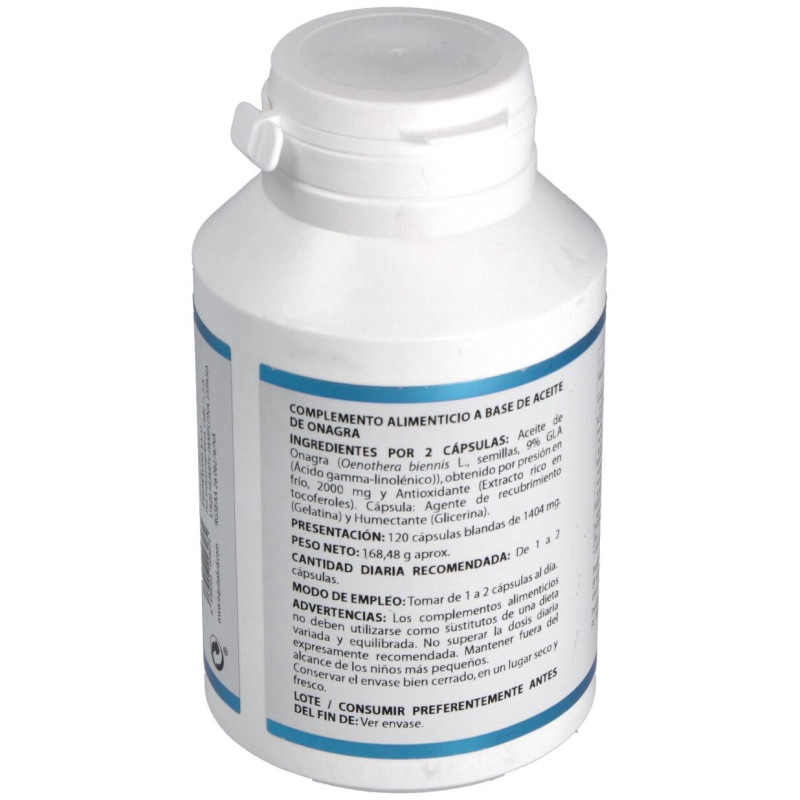 Aceite de Onagra 1000mg 120caps - Equisalud