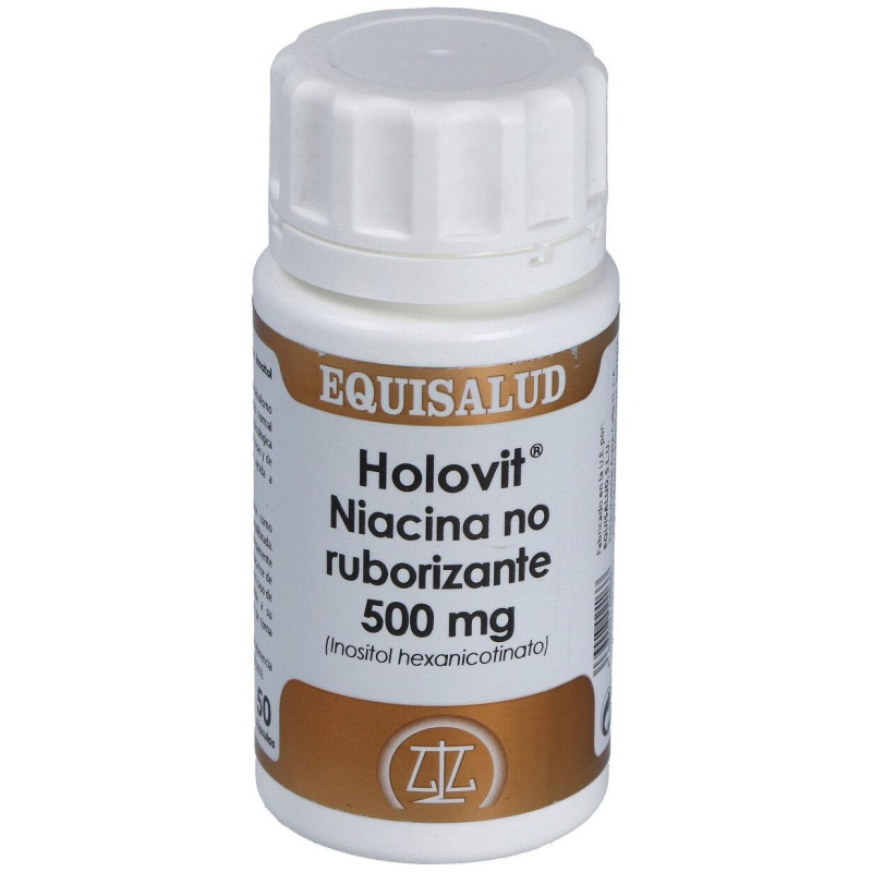 Holovit Niacina No Ruborizante 500mg. 50cap - Equisalud