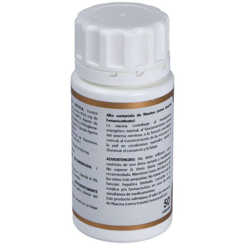 Holovit Niacina No Ruborizante 500mg. 50cap - Equisalud