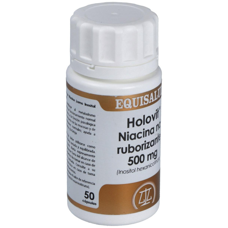 Holovit Niacina No Ruborizante 500mg. 50cap - Equisalud