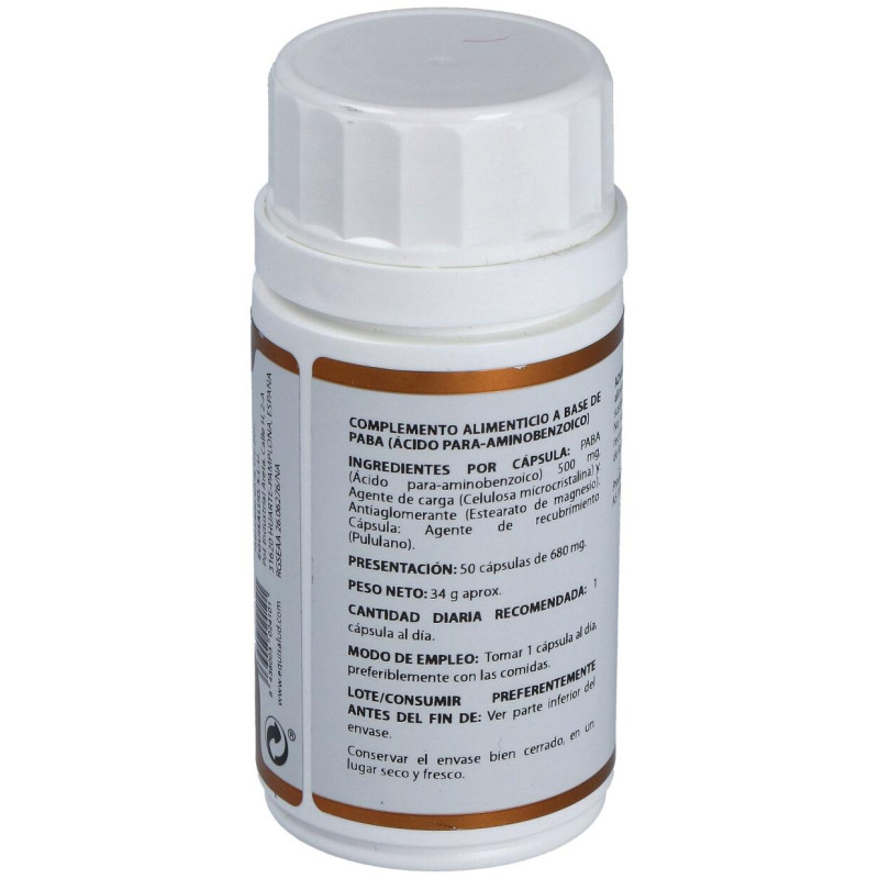 Holovit Paba 500mg. 50cap - Equisalud