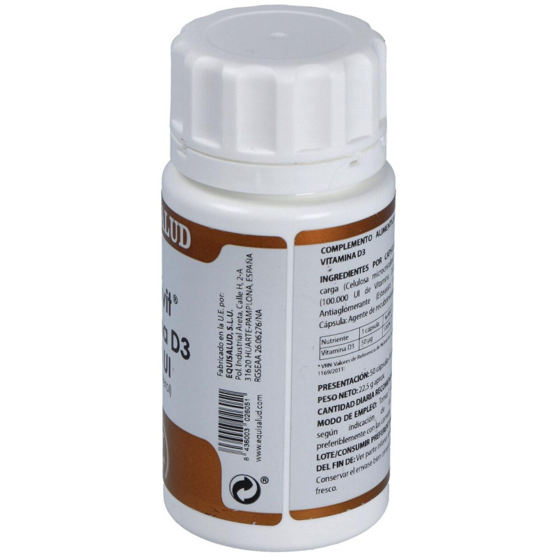 Holovit Vit. D3 2000ui (colecalciferol) 50cap - Equisalud