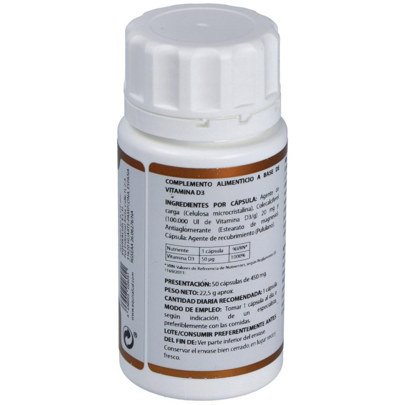 Holovit Vit. D3 2000ui (colecalciferol) 50cap - Equisalud