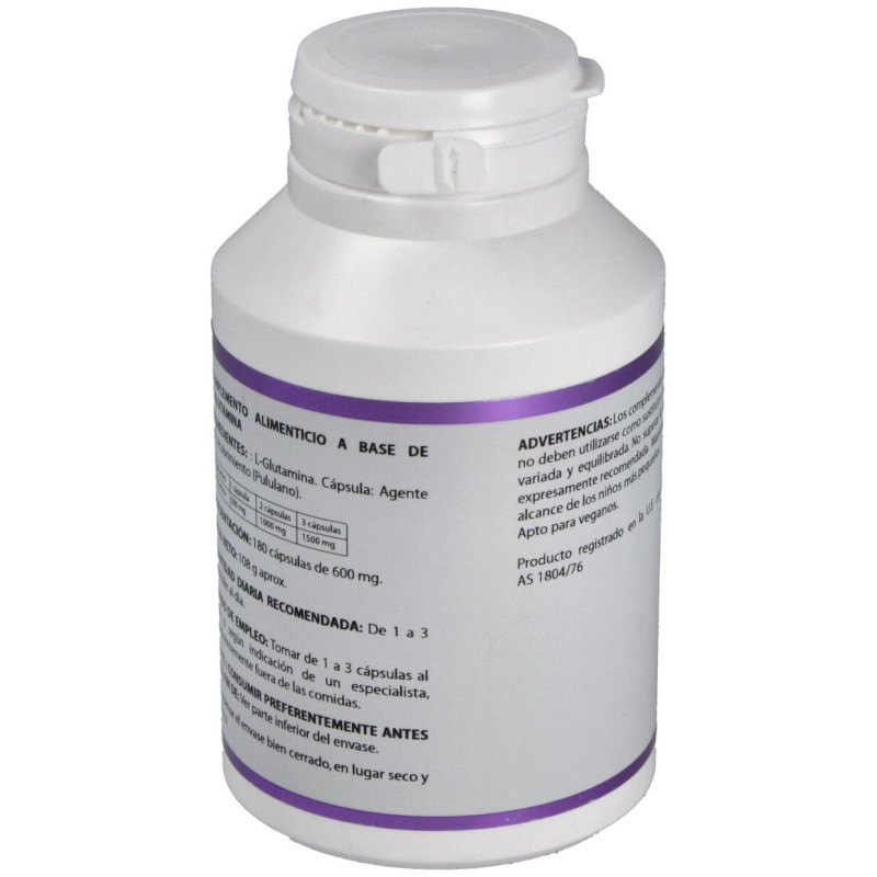 Holomega L- Glutamina 180Cáps