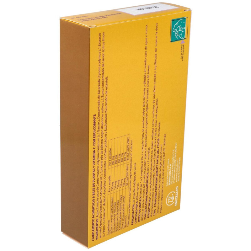 Anpahi Forte Drenador Hepatico 20amp - Equisalud