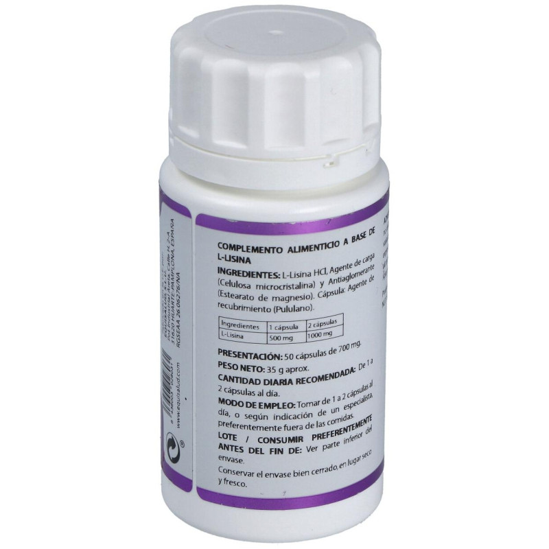 Holomega L - Lisina 50cap - Equisalud