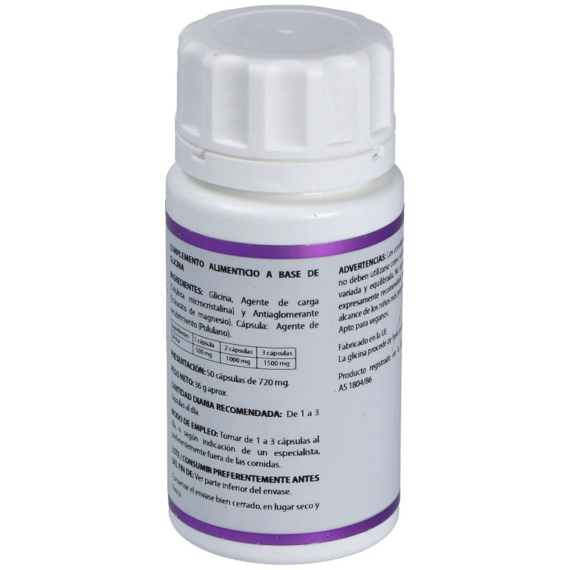 Glicina 500mg 50caps - Equisalud