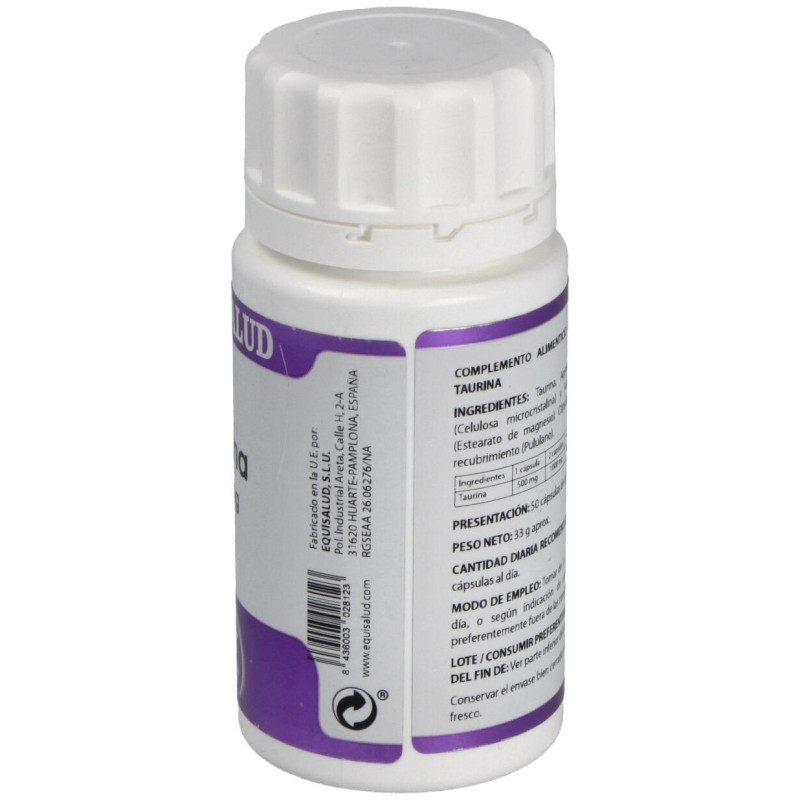 Holomega L - Taurina 50cap - Equisalud