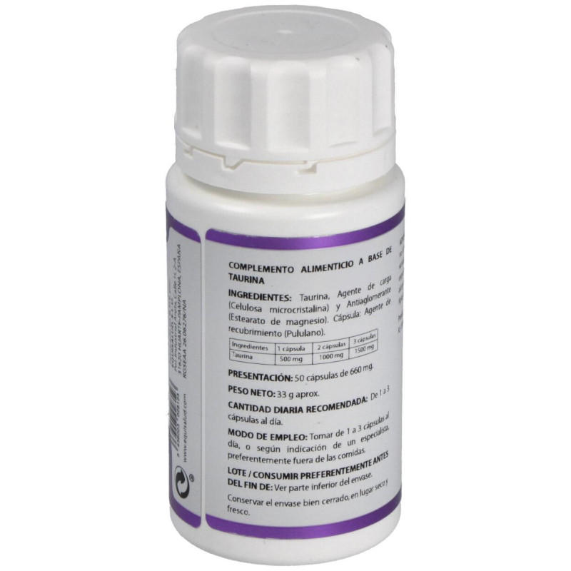 Holomega L - Taurina 50cap - Equisalud