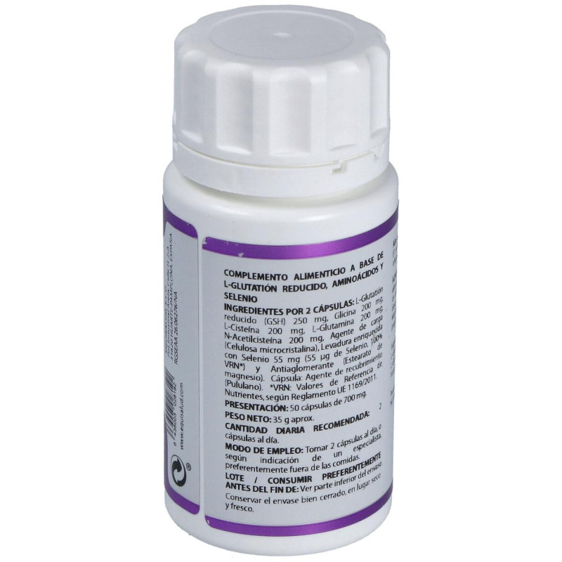 Equisalud L-Glutatión Plus 125Mg 50Caps