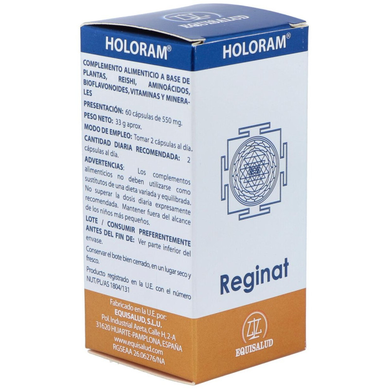 Holoram Reginat - 60 Cápsulas - Equisalud