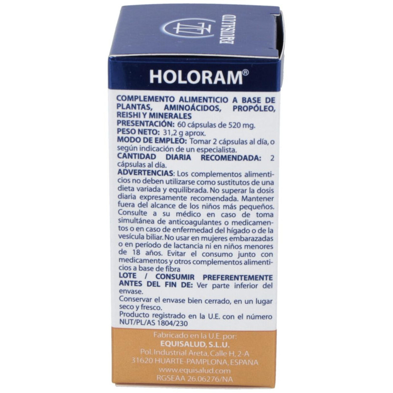 Holoram Rinusin 60caps - Equisalud