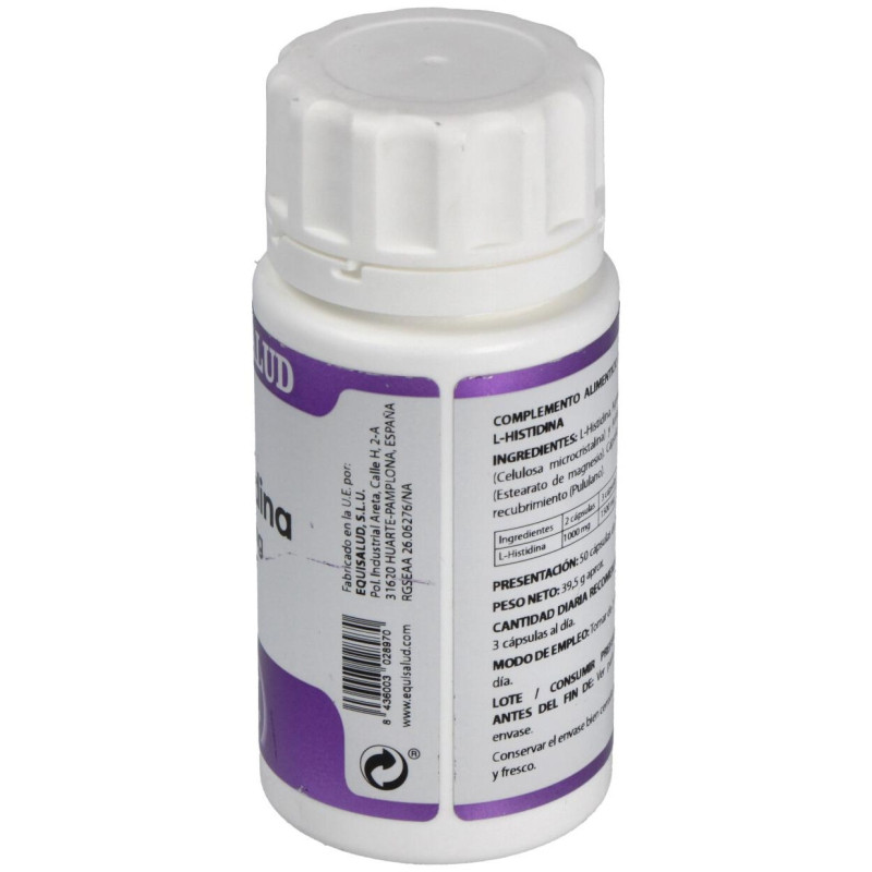 Equisalud L-Histidina 500Mg 50Caps