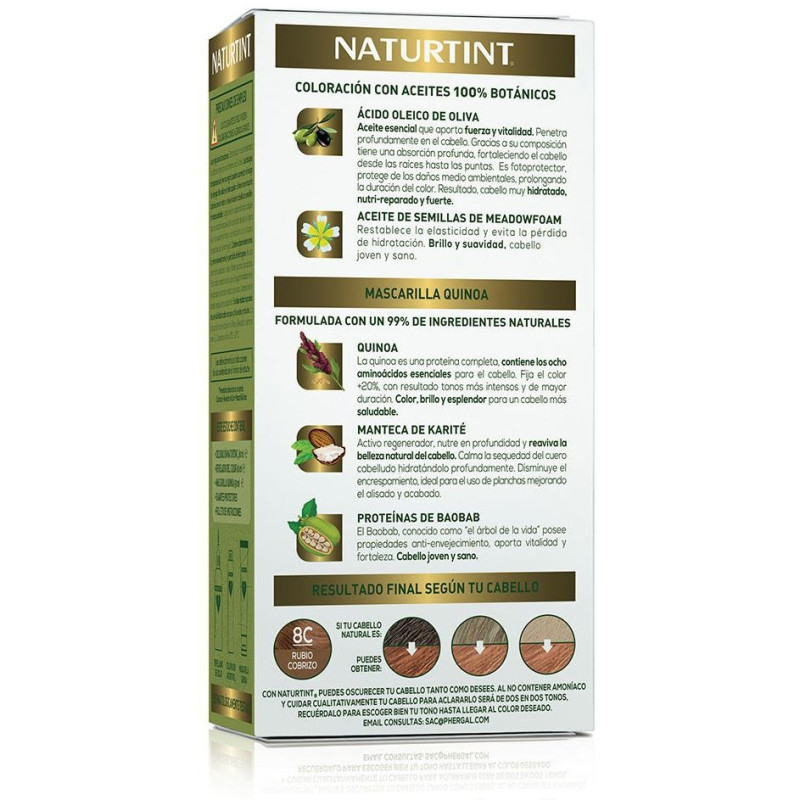 Biobased 8c Rubio Cobrizo - Naturtint