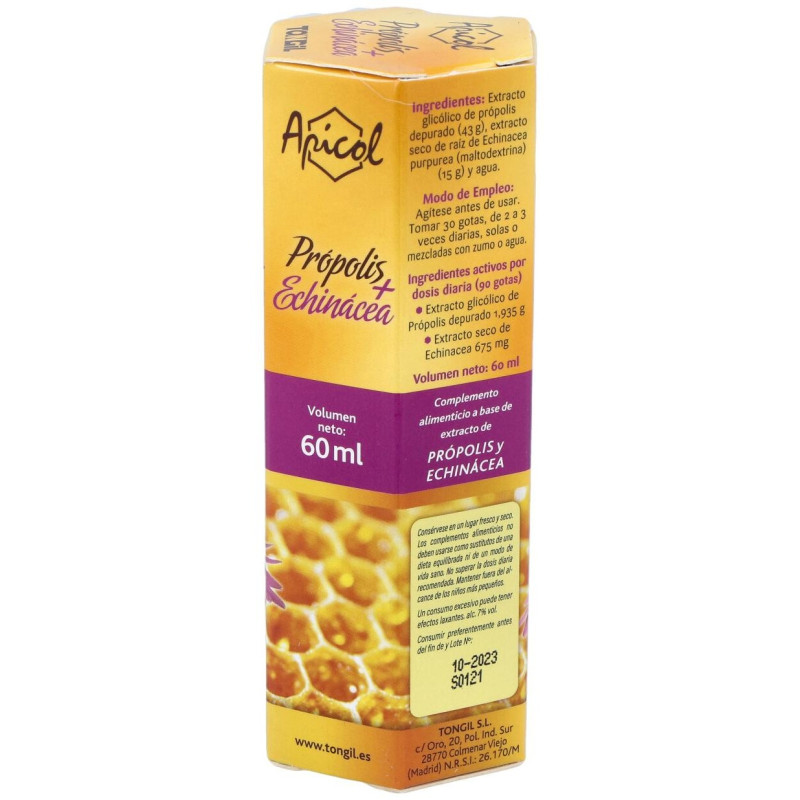 Apicol Propolis + Echinacea Gotas 60ml - Tongil