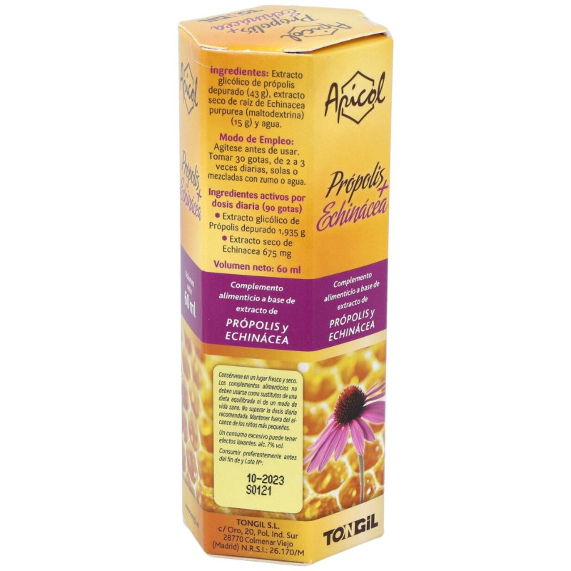 Apicol Propolis + Echinacea Gotas 60ml - Tongil