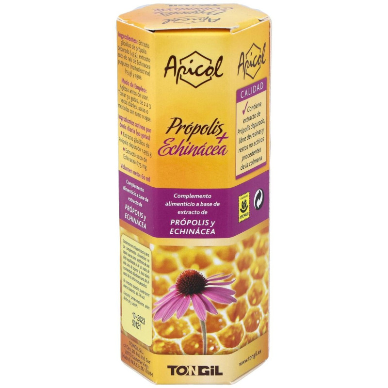 Apicol Propolis + Echinacea Gotas 60ml - Tongil