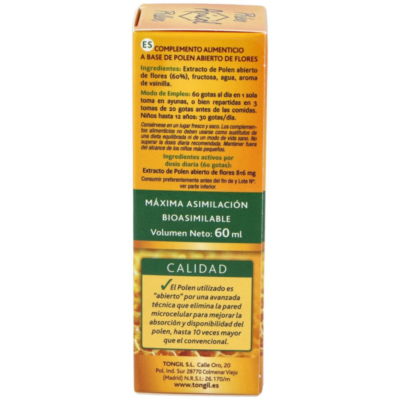 Apicol Polen 60ml - Tongil