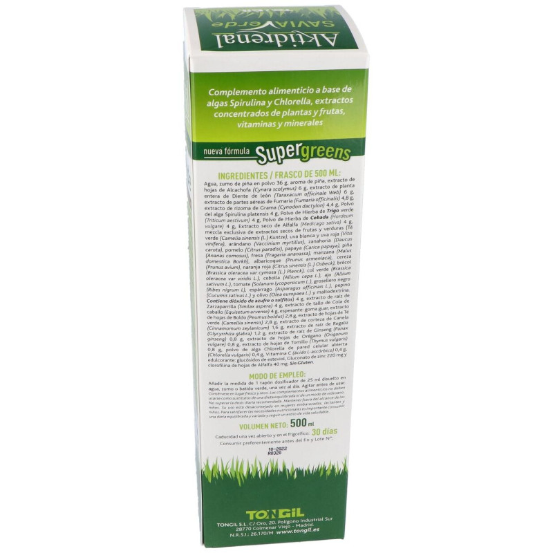 Aktidrenal Savia Verde 500Ml. Lineabel