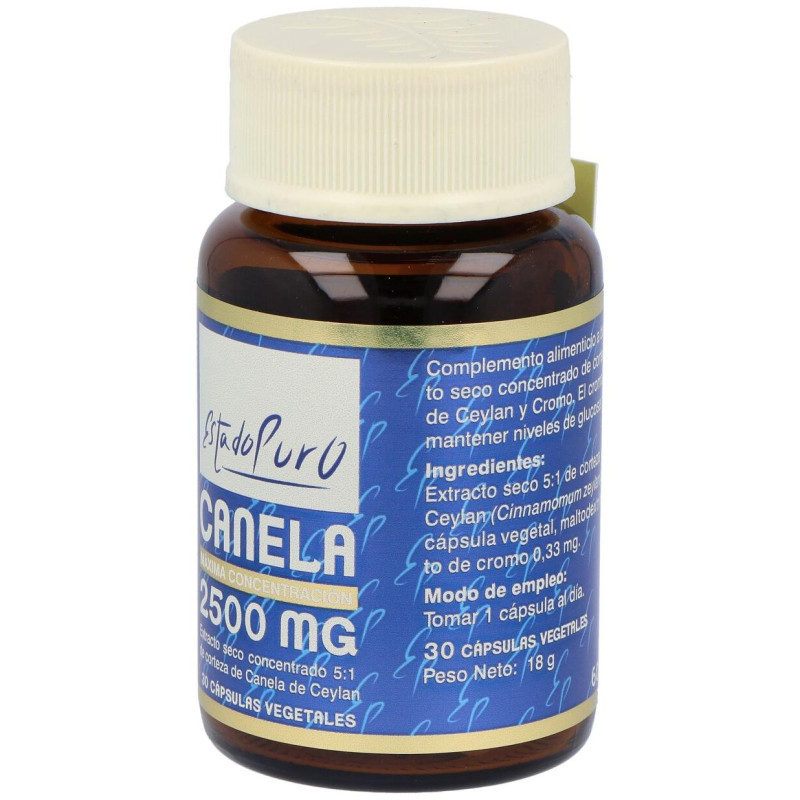 Canela Estado Puro 30caps 2500mg - Tongil