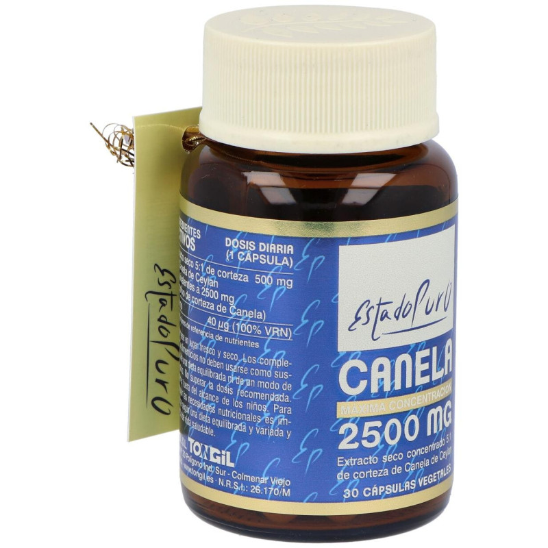 Canela Estado Puro 30caps 2500mg - Tongil