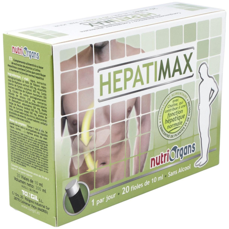 Nutriorgans Hepatimax 20 Viales - Tongil