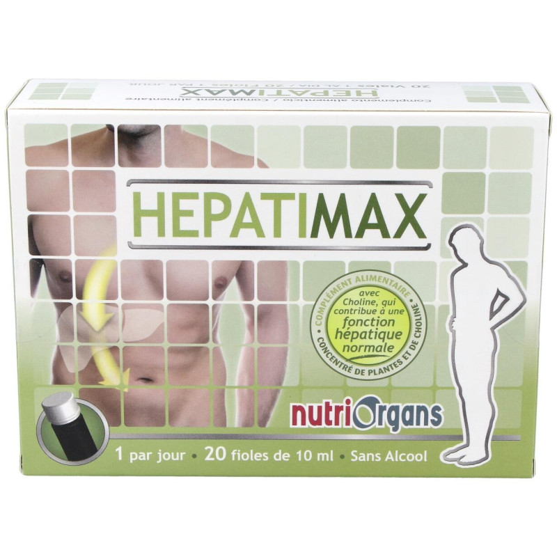 Nutriorgans Hepatimax 20 Viales - Tongil