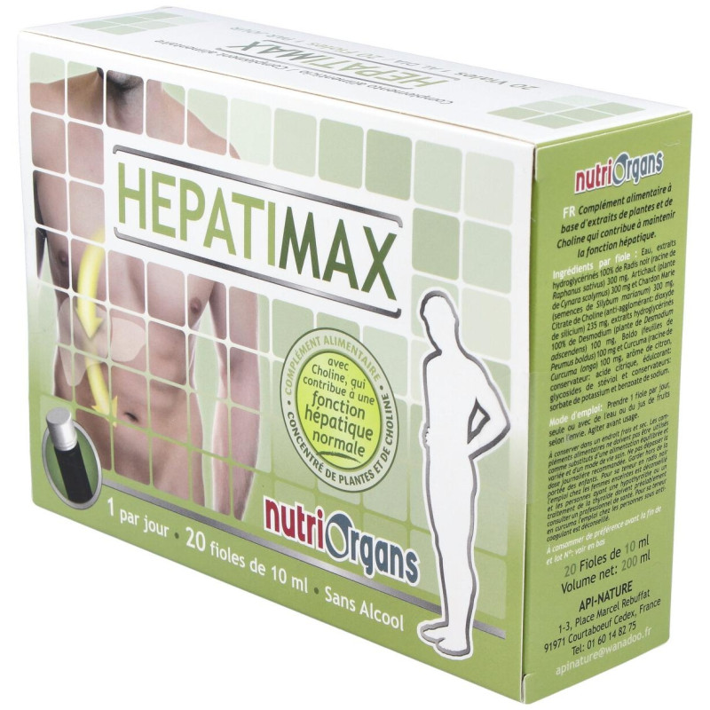 Nutriorgans Hepatimax 20 Viales - Tongil