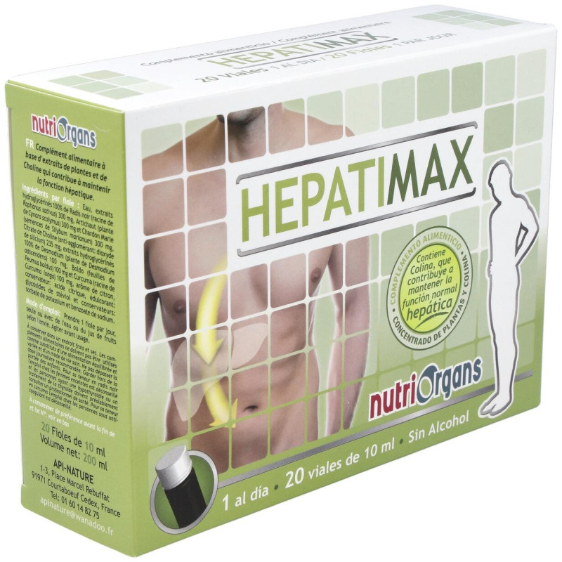 Nutriorgans Hepatimax 20 Viales - Tongil